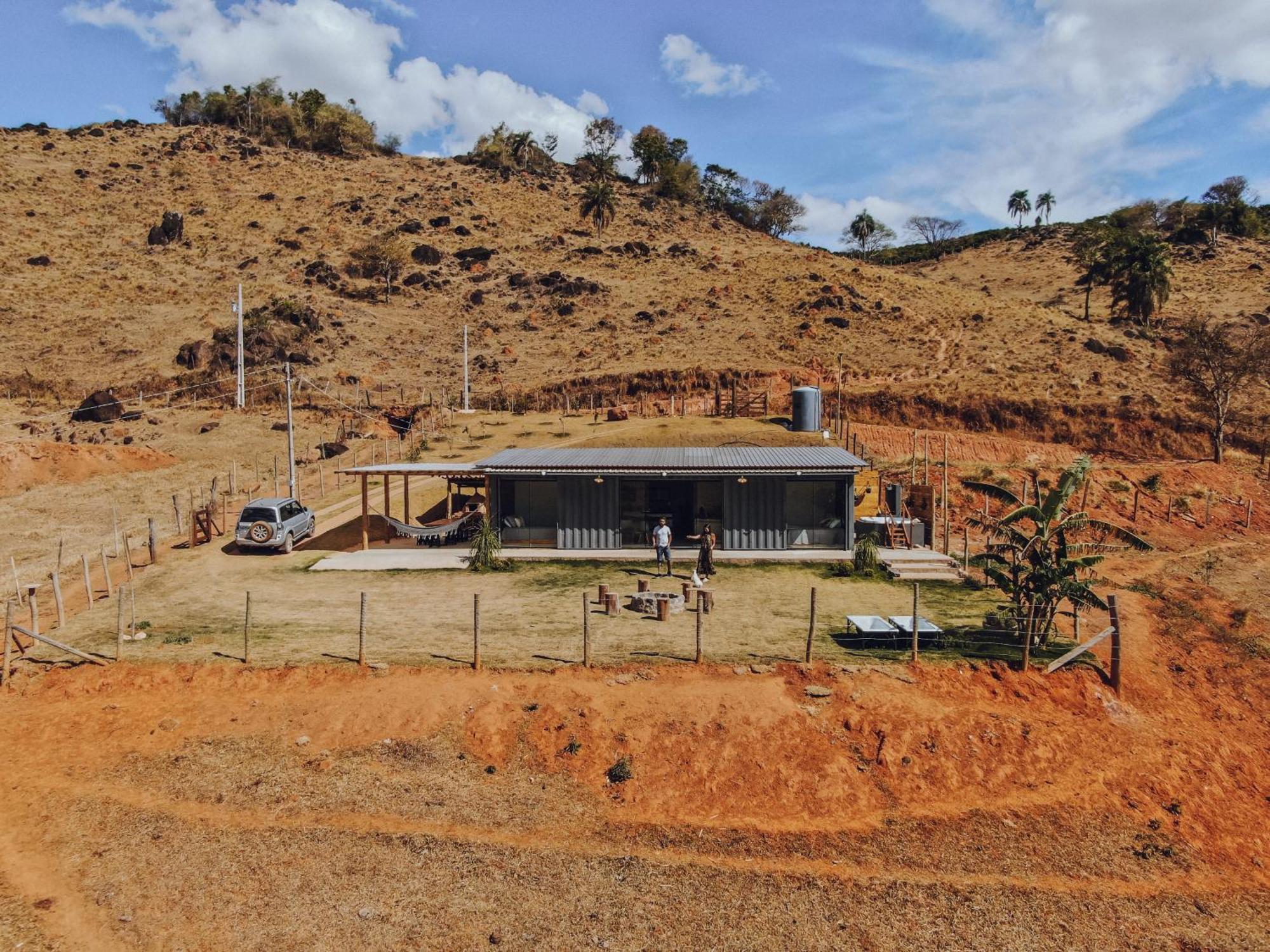 Casa Container Com Spa E Linda Vista Para A Serra Da Mantiqueira Villa Bueno Brandão Kültér fotó